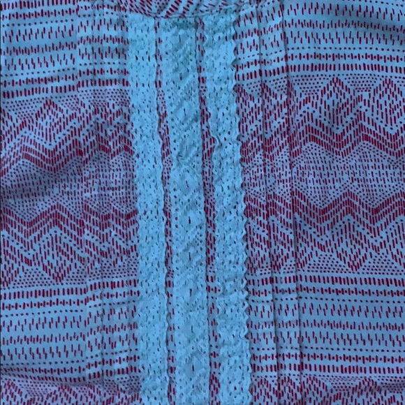 Tucker and Tate Loose lace and patterned tank top - Picture 3 of 4